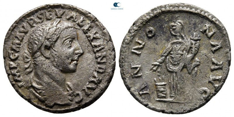 Severus Alexander AD 222-235. Antioch
Denarius AR

20 mm., 2,92 g.

very fi...