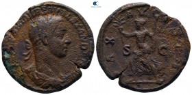 Severus Alexander AD 222-235. Rome. Sestertius Æ