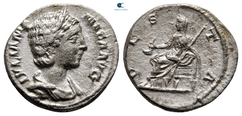 Julia Mamaea AD 225-235. Rome
Denarius AR

19 mm., 3,02 g.

nearly very fin...