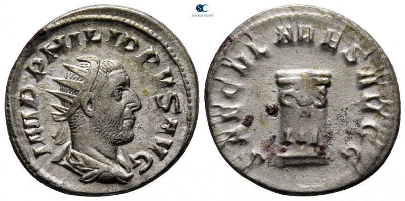 Philip I Arab AD 244-249. Rome
Antoninianus AR

22 mm., 4,35 g.

very fine