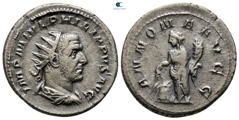 Philip I Arab AD 244-249. Rome
Antoninianus AR

23 mm., 4,06 g.

very fine