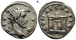 Trajan Decius AD 249-251. Consecration issue of Antoninus Pius. AD 250-251. Rome. Antoninianus AR