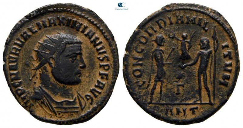 Maximianus Herculius AD 286-305. Antioch
Antoninianus Æ

20 mm., 2,65 g.

v...