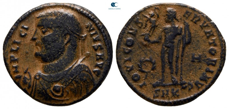 Licinius I AD 308-324. Cyzicus
Follis Æ

18 mm., 2,59 g.

very fine