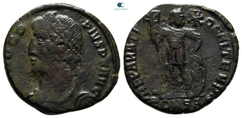 Procopius AD 365-366. Constantinople
Follis Æ

19 mm., 2,42 g.

nearly very...