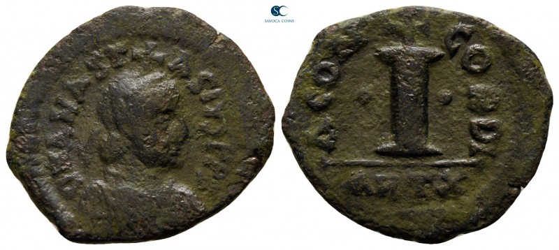 Anastasius I AD 491-518. Antioch
Decanummium Æ

22 mm., 3,12 g.

very fine