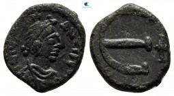 Justinian I AD 527-565. Nikomedia. Pentanummium Æ