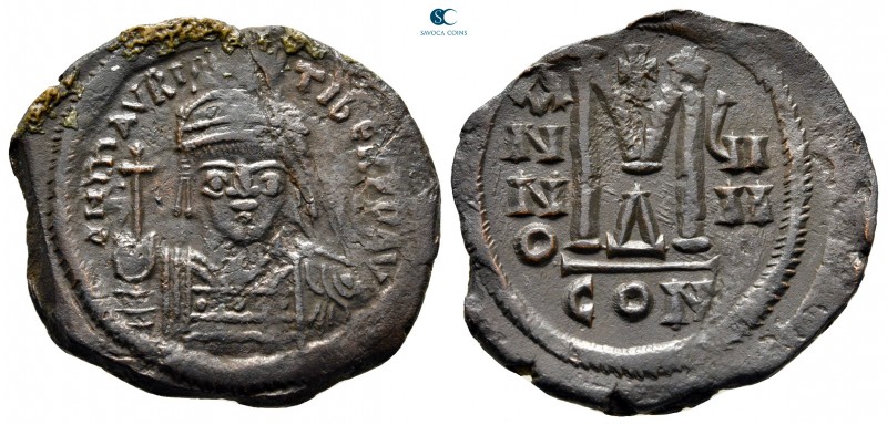 Maurice Tiberius AD 582-602. Constantinople
Follis Æ

31 mm., 8,9 g.

good ...