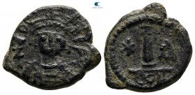 Maurice Tiberius AD 582-602. Constantinople. Decanummium Æ