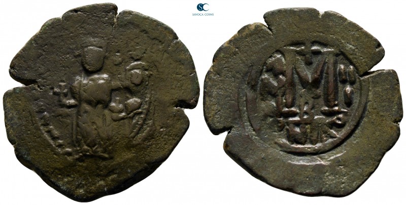 Heraclius with Heraclius Constantine AD 610-641. Constantinople
Follis Æ

36 ...