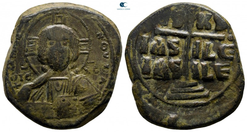 Romanus III Argyrus AD 1028-1034. Constantinople
Anonymous follis Æ

28 mm., ...