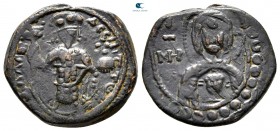 Alexius I Comnenus AD 1081-1118. Thessalonica. Follis Æ