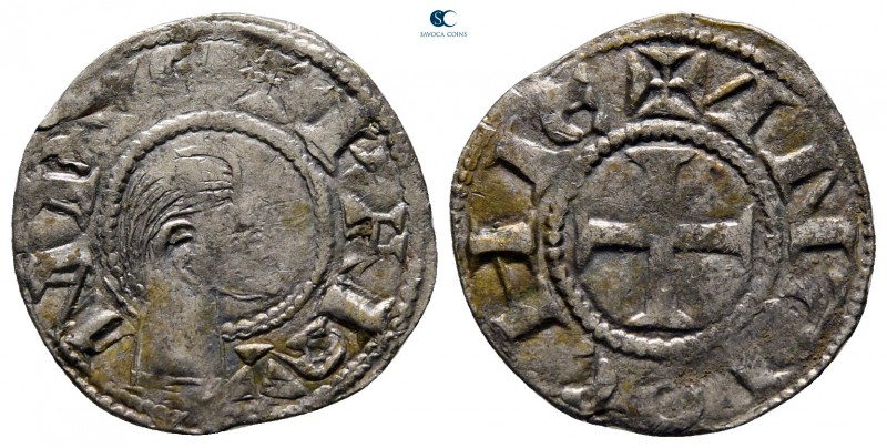 Bohemond III AD 1163-1201. Antioch
Denar AR

18 mm., 0,82 g.

very fine