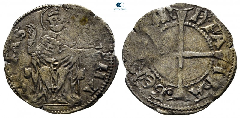 Bertando di San Genesio AD 1334-1350. Aquileia
Denaro AR

19 mm., 1,08 g.

...