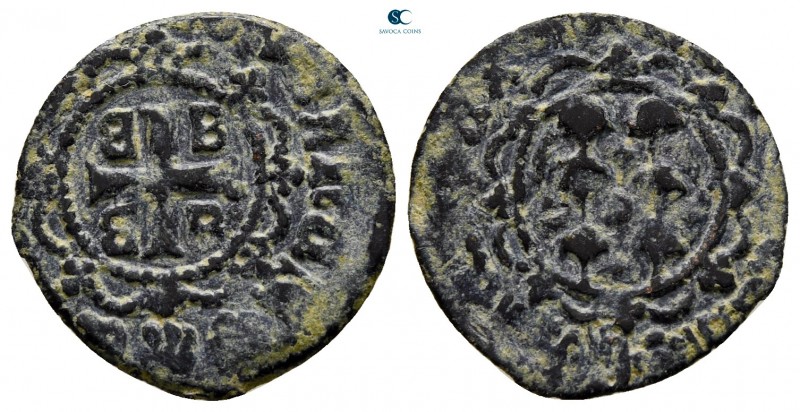 Francois II Gattilusio AD 1384-1403. Mytilene
Denaro BI

16 mm., 0,75 g.

v...