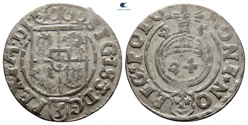 Poland. Sigismund III Vasa AD 1587-1632.
Grosz elbląski AR

20 mm., 0,89 g.
...