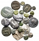 Lot of ca. 23 greek coins / SOLD AS SEEN, NO RETURN!nearly very fine