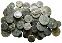 Lot of ca. 70 roman provincial bronze coins / SOLD AS SEEN, NO RETURN!fine