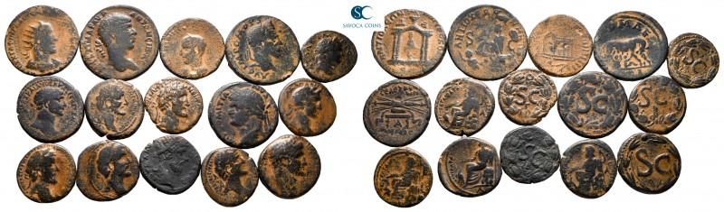 Lot of ca. 15 roman provincial bronze coins / SOLD AS SEEN, NO RETURN!

very f...