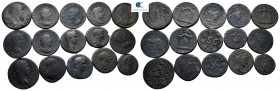 Lot of ca. 15 roman provincial bronze coins / SOLD AS SEEN, NO RETURN!nearly very fine