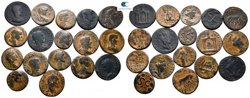 Lot of ca. 17 roman provincial bronze coins / SOLD AS SEEN, NO RETURN!

nearly...