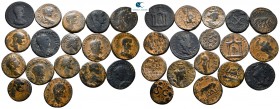 Lot of ca. 17 roman provincial bronze coins / SOLD AS SEEN, NO RETURN!nearly very fine