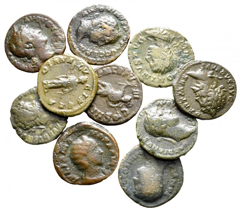 Lot of ca. 10 roman coins / SOLD AS SEEN, NO RETURN!

very fine