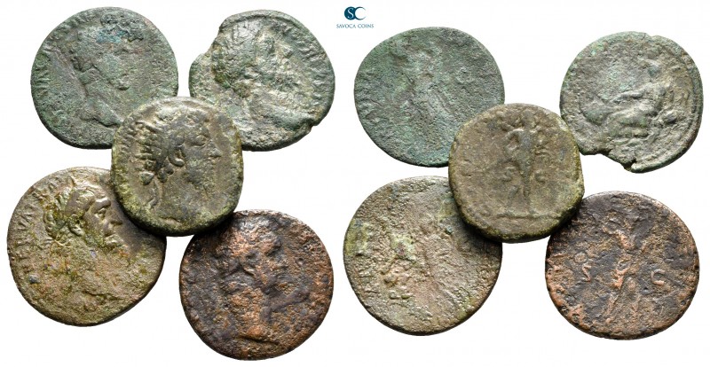 Lot of ca. 5 roman bronze coins / SOLD AS SEEN, NO RETURN!

fine
