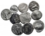 Lot of ca. 10 roman silver coins / SOLD AS SEEN, NO RETURN!nearly very fine
