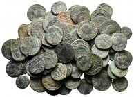 Lot of ca. 80 roman bronze coins / SOLD AS SEEN, NO RETURN!very fine