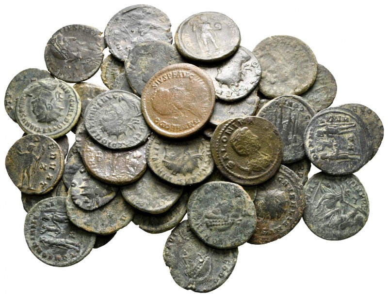 Lot of ca. 45 roman bronze coins / SOLD AS SEEN, NO RETURN!

nearly very fine