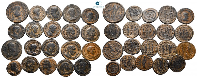 Lot of ca. 20 roman bronze coins / SOLD AS SEEN, NO RETURN!

very fine