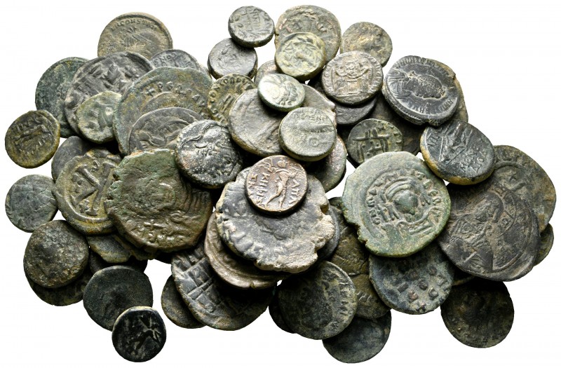 Lot of ca. 70 ancient bronze coins / SOLD AS SEEN, NO RETURN!

very fine
