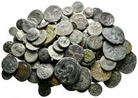 Lot of ca. 100 ancient bronze coins / SOLD AS SEEN, NO RETURN!nearly very fine