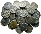 Lot of ca. 45 byzantine bronze coins / SOLD AS SEEN, NO RETURN!very fine