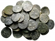 Lot of ca. 45 byzantine bronze coins / SOLD AS SEEN, NO RETURN!very fine