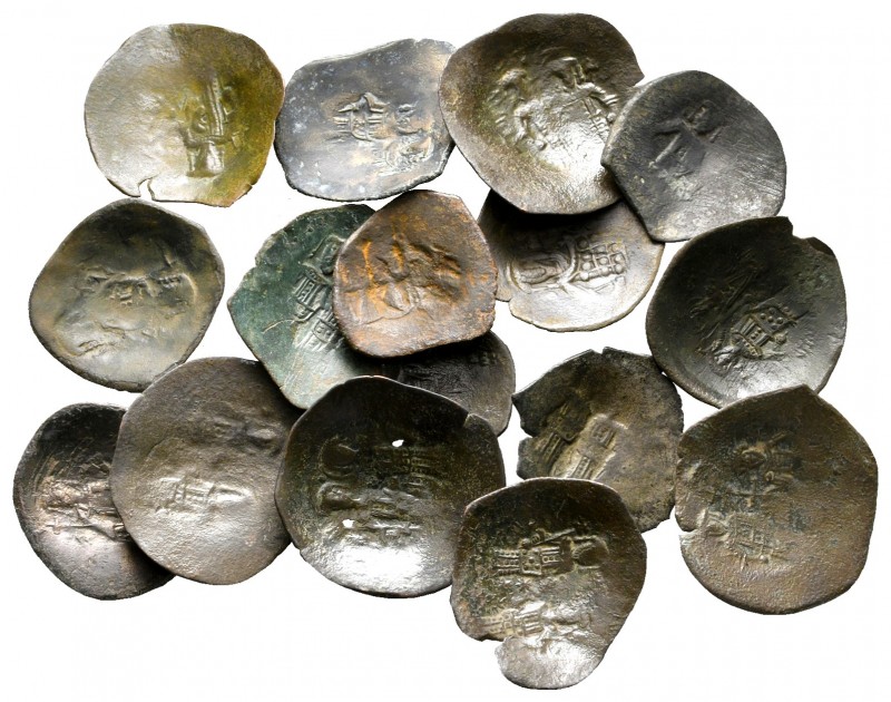 Lot of ca. 16 byzantine scyphate coins / SOLD AS SEEN, NO RETURN!

nearly very...