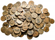 Lot of ca. 100 arab-byzantine bronze coins / SOLD AS SEEN, NO RETURN!very fine