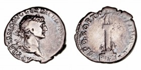 Trajano
Denario. AR. Roma. (98-117). R/S.P.Q.R. OPT(IMO PRINCIPI). 3.24g. RIC.292. BC+/BC-.