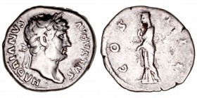 Adriano
Denario. AR. Roma. (117-138). R/COS. III. 3.29g. RIC.175. MBC-.
