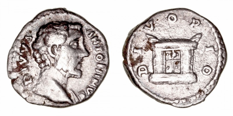 Antonino Pío
Denario. AR. Roma. (138-161). Acuñada bajo el reinado de Marco Aur...