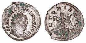 Valeriano I
Antoniniano. VE. (253-260). R/VICTORIA AVGG. 3.86g. RIC.125. Puntos de verdín. (MBC+).