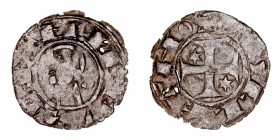 Corona Castellano Leonesa
Alfonso I de Aragón
Dinero. VE. Toledo. 0.67g. AB.23.4. BC+.