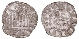 Corona Castellano Leonesa
Alfonso X
Pepión. VE. Marca de ceca punto. Con tres puntos bajo el castillo. 0.88g. AB.257. MBC.