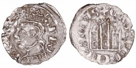 Corona Castellano Leonesa
Alfonso XI
Cornado. VE. Burgos. Con B y estrella sobre las torres. Seis círculos en la corona y cuatro en el cuello. 0.69g...