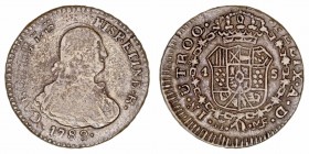 Carlos IV
Escudo. AE. Madrid MF. 1789. Falsa de época. 1.72g. Barrera 452. (MBC-/MBC).
