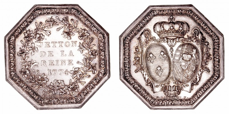 Francia Luis XVI
Jetón. AE. Hacia 1880. Jetón de la Reina (Maria Antonieta). Gr...