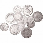 Holanda
AR. Lote de 12 monedas. 5 Cents 1850, 10 Cents 1876, 1882, 1885, 1914 y 1936, 25 Cents 1848, 1849, 1895, 1897, 1902 y 1911. MBC+ a BC-.