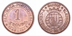 Portugal
Escudo. AE. 1946. Colonia de Guinea. V Centenario del Descubrimiento. 7.56g. KM.7. SC.