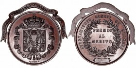 Alfonso XII
Medalla. AE. 1875. Ayuntamiento Constitucional de Granada. Premio al mérito. Con cinta donde se lee Exposición Industrial y Agrícola. Gra...